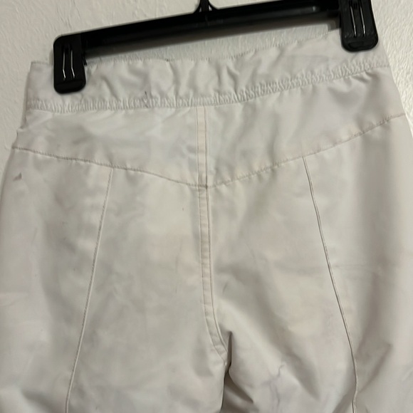 Overmeyer Teen Size M Brooke Extended Wear Water Proof White Ski Snow Pants - Picture 8 of 10